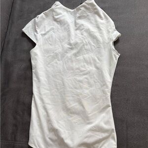 White Sleeveless Bodysuit